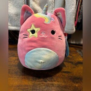 NWT Squishmallows Sienna Tie-Dye Caticorn 9 inch